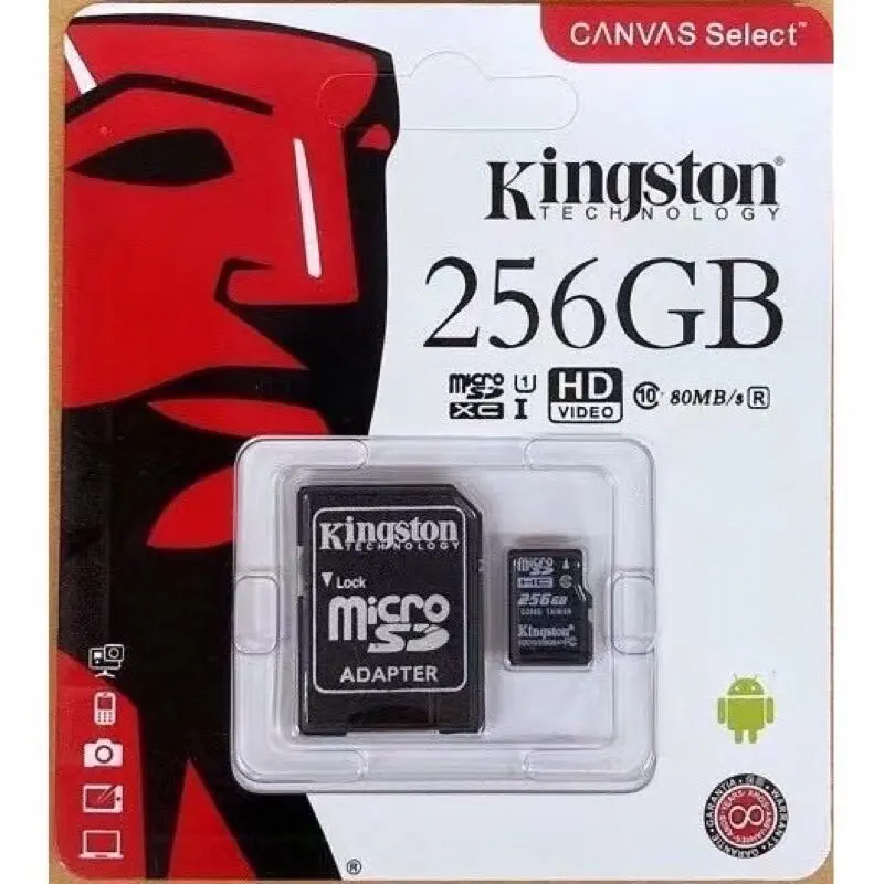 พร้อมส่ง การ์ดหน่วยความจำKingston SD256GB Class 10