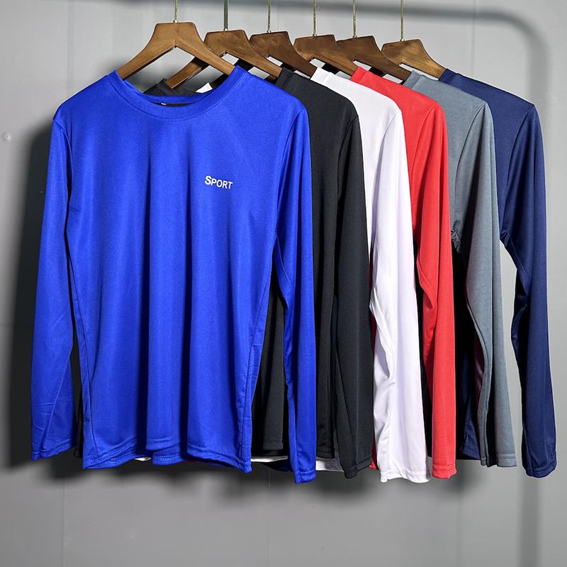 Áo giữ nhiệt nam chống nắng thun dài tay co giãn 4 chiều ôm body cao cấp đẹp Áo Thun Menswear Cổ Tròn VNO87