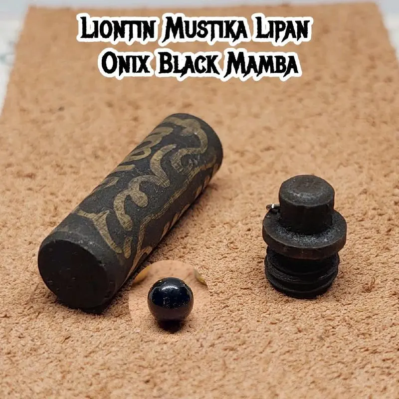 Liontin tabung kuningan ra jah + mus tika lipan 2