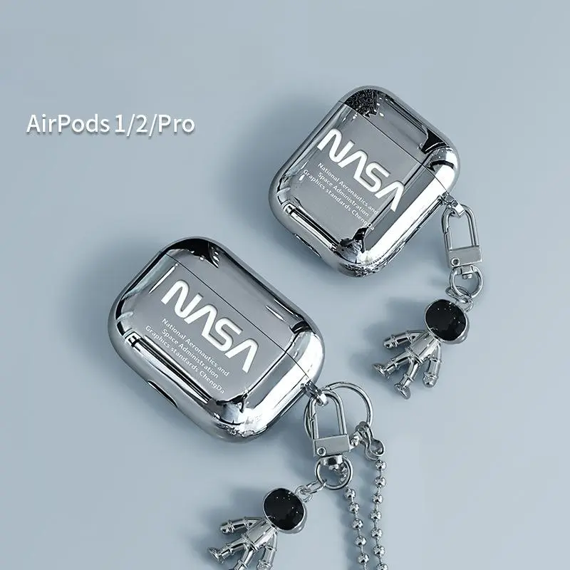 Vỏ tai nghe vỏ mềm mạ điện Nasa phù hợp với airpods2 thế hệ 3 Apple pro2 Bluetooth , vỏ tai nghe sơn cá nhân. Phụ Kiện Nghe Nhạc