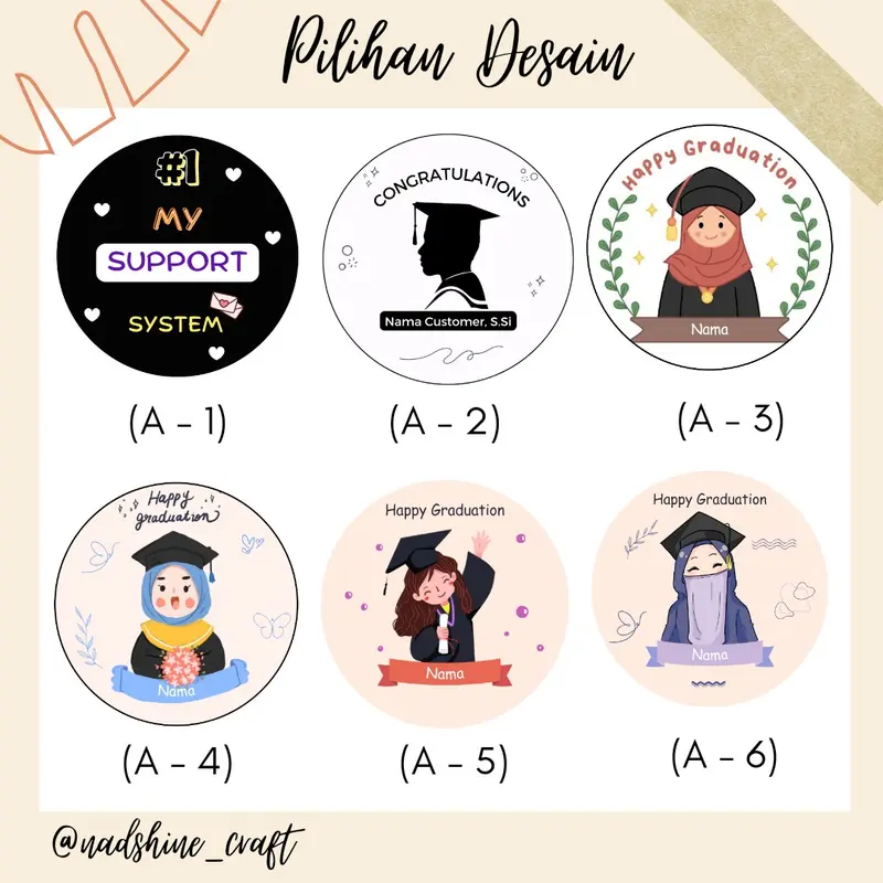 Medali wisuda insert paper /kado wisuda/kado ultah/ kado ulangtahun 1