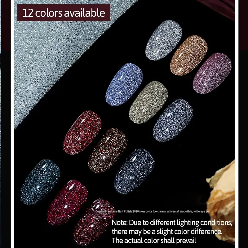 Nail Annies Gel Disco 15ml Nail Polish Elegant Nail Art Gel Longlasting Gel Nail Polish Kutek Disco Perawatan Kuku Cantik 0