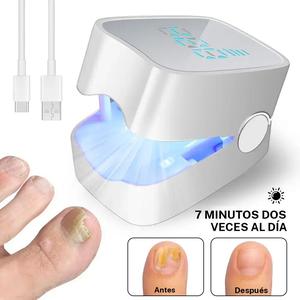 Máquina de Tratamiento Láser para Hongos en Uñas con Luz LED, Lámpara para Uñas Recargable por USB, Herramienta Profesional para el Cuidado de las Uñas para Uso en Casa y Salón