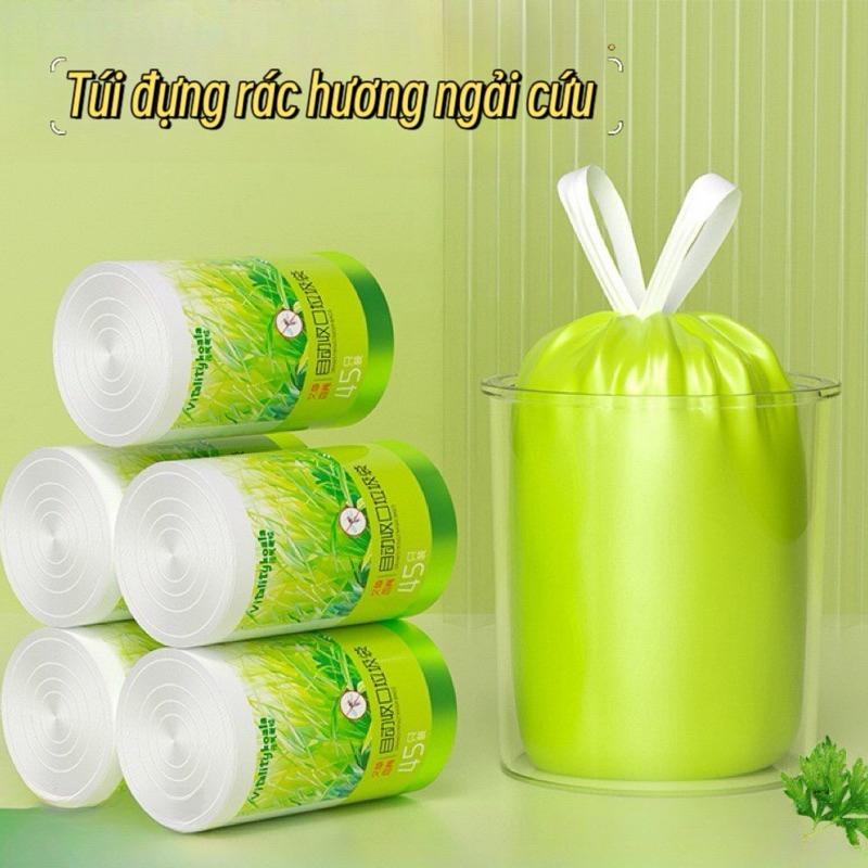 Túi Đựng Rác Hương Ngải Cứu Chống Muỗi, Chống Côn Trùng Có Quai Xách