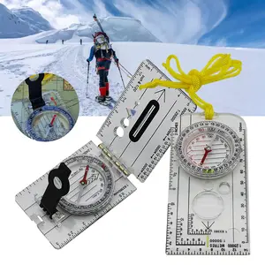 kompas outdoor lipat / kompas penunjuk arah / kompas mini akurat / Outdoor Hiking Ruler