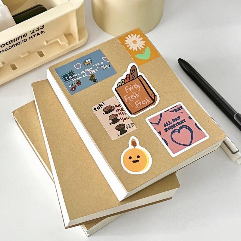 Giấy ghi chú phong cách Nhật Bản NO32 giấy note trơn bìa kraft , tập sổ tay giấy take note