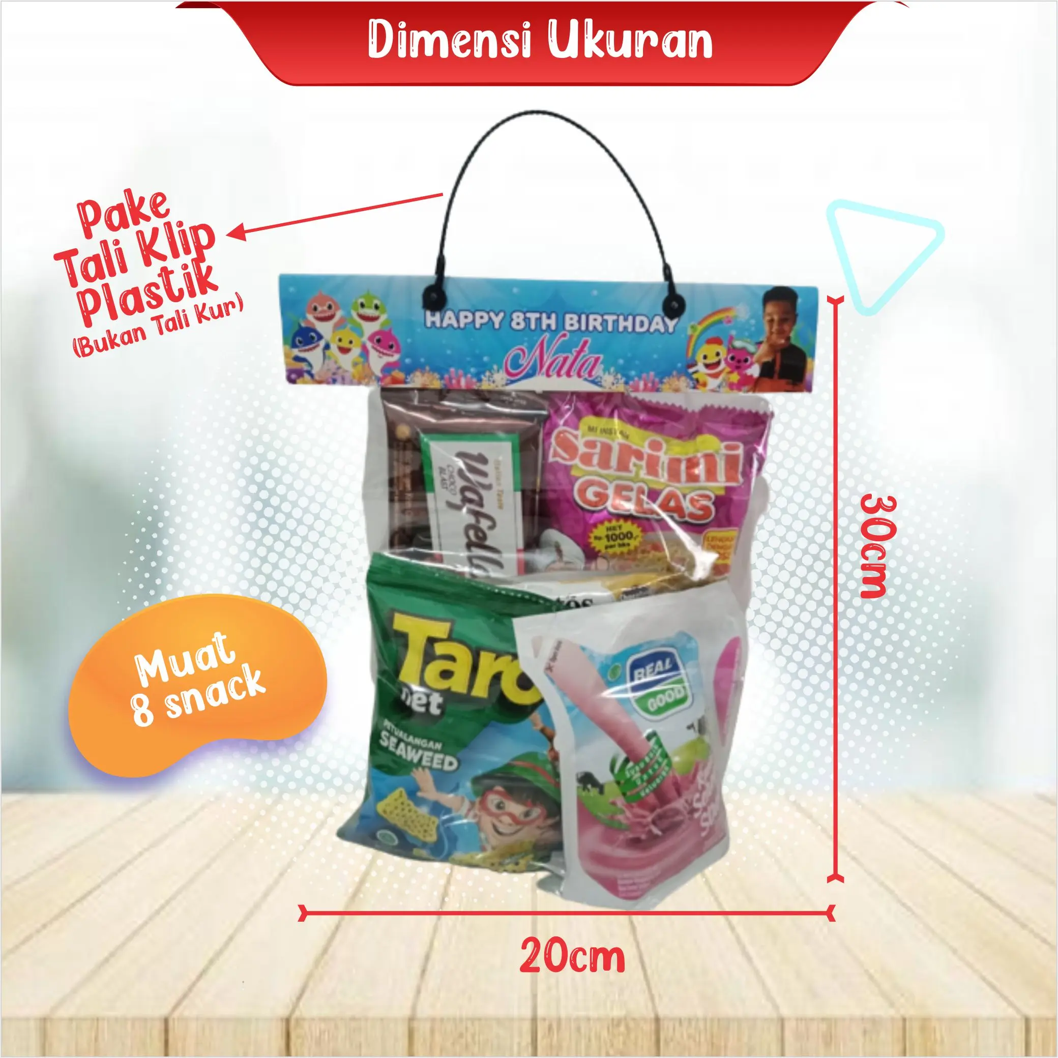 [30 pcs] Plastik Ulang Tahun ukuran 20x30