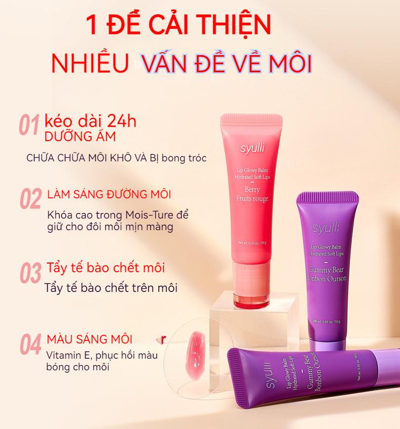 Product Introduction of Son Dưỡng Môi Dâu Tây Hàn Quốc, Kem Dưỡng Ẩm Lâu Trôi, Son Môi Tráng Gương Thay Đổi, Son Bóng, [Thanh Toán Khi Nhận Hàng] Nữ Trang Điểm Cosmetic Mỹ Phẩm Women Son Kem 3