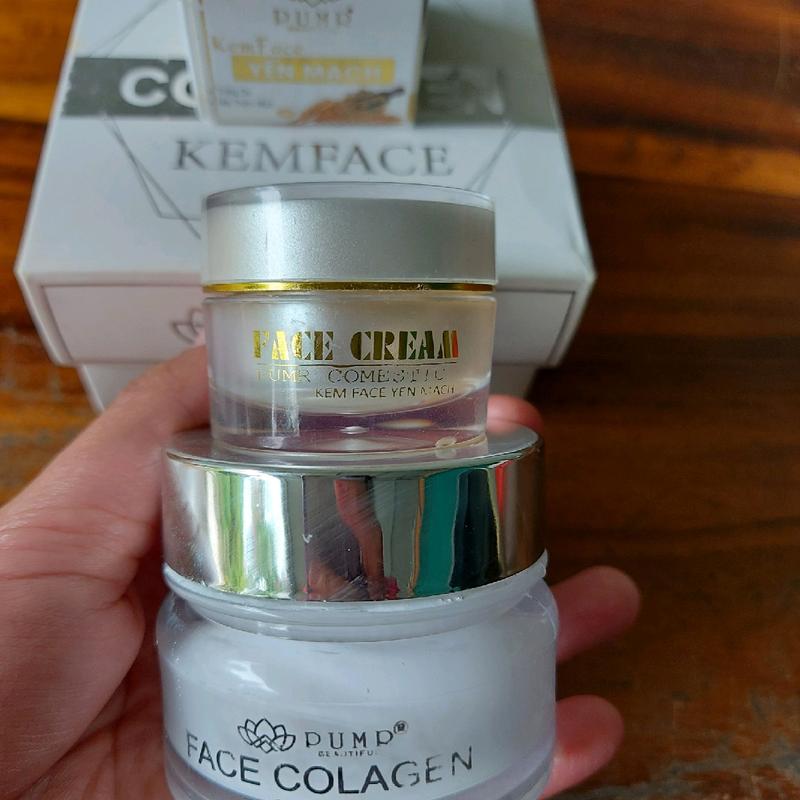 COMBO DƯỠNG DA NGÀY & ĐÊM [ KEM FACE YẾN MẠCH + KEM FACE COLAGEN - PURM ]