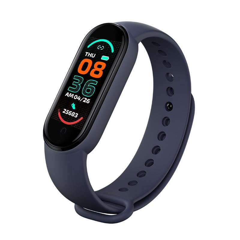 Product Introduction of New M6 smart bracelet exercise pedometer to measure heart rate and blood pressure electronic waterproof couple male and female students multi-function table 8