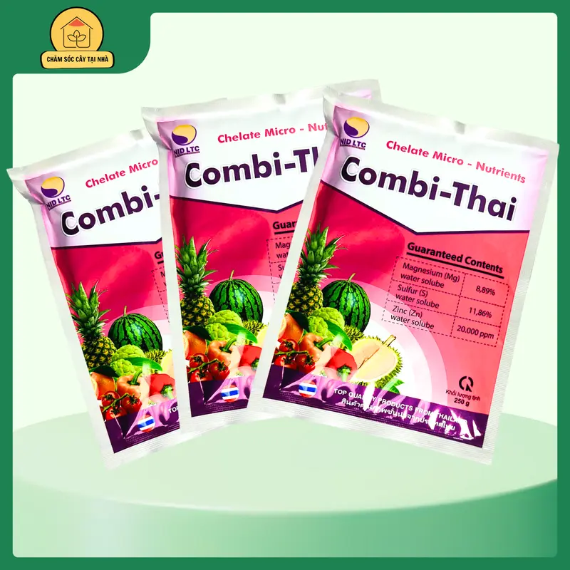 MG- ZN COMBI THÁI LAN (250 gram) Giúp xanh lá, hạn chế vàng lá, thối quả và tăng tỉ lệ đậu trái 2