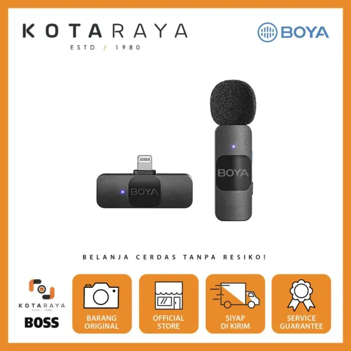 BOYA Wireless Microphone - BYV1 0