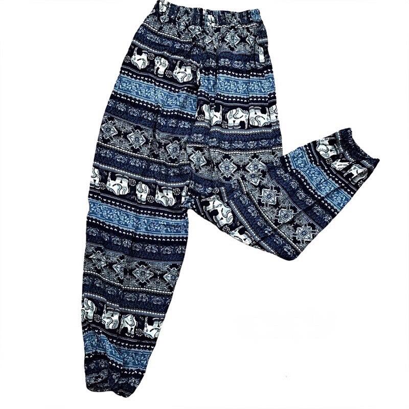 Quần lanh dài thổ cẩm ống xuông và bo quần đi nắng nam nữ Menswear Pants