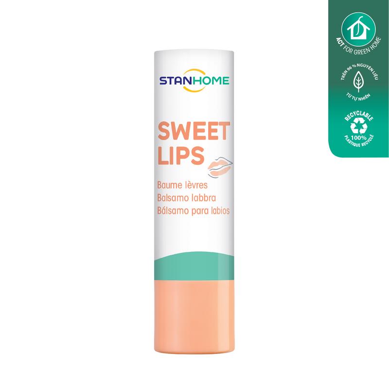 Son dưỡng ẩm làm mềm cho môi Stanhome Sweet Lips Baume Levres 4.8gr Son Môi Cosmetic