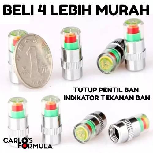 Gambar Tutup Pentil ban Mobil Motor - Alert Valve Cap Indikator Tekanan Angin dari Carlosformula Kota Surabaya Tokopedia