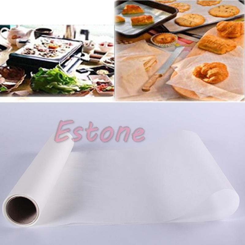 Baking paper 500*30cm Paper Silicone Baking Mat Pad Roll Wax - TikTok ...