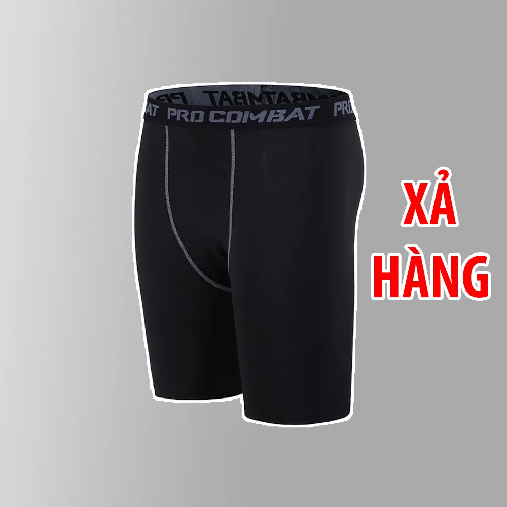 [XẢ HÀNG] Quần Giữ Nhiệt Nam PRO COMBAT - Co Dãn Ôm Body, Thể Thao Đá Bóng, Chạy Bộ, Thấm Hút Mồ Hôi