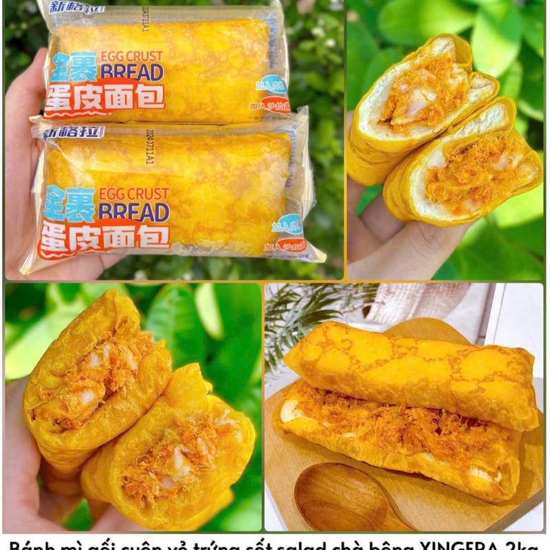 ￼[NEW]1kg Bánh mì cuộn vỏ trứng vị salad chà bông siêu hot ( số lượng bánh tùy theo lô ạ)