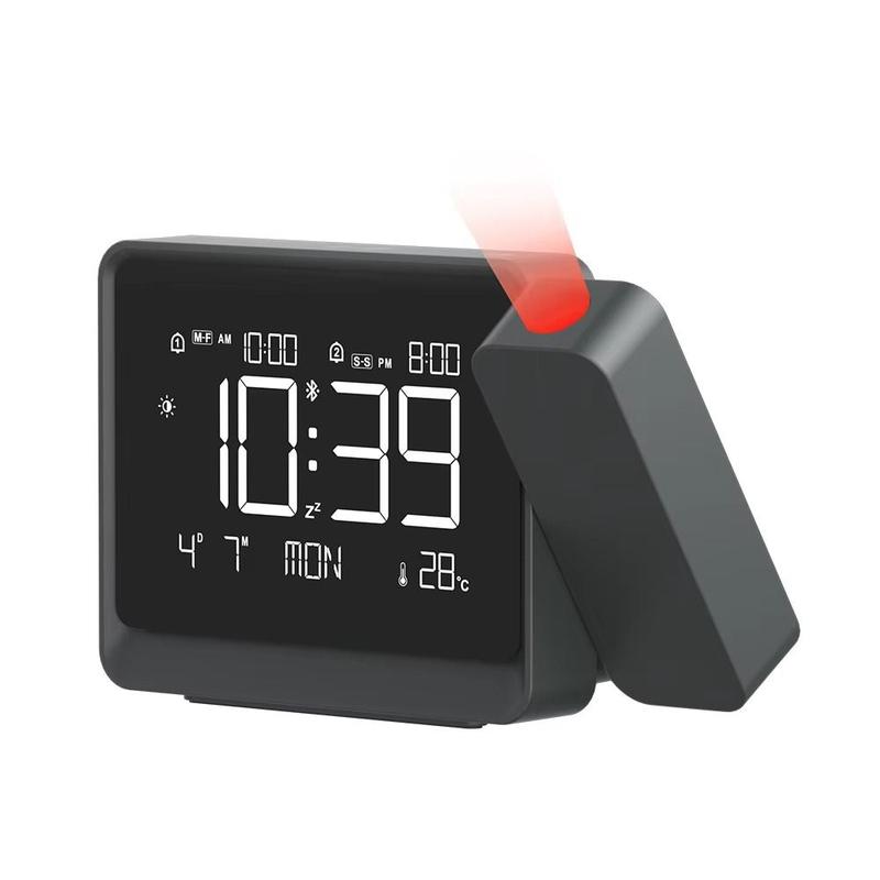 Di động 180 ° Có thể xoay Đồng hồ báo thức kỹ thuật số chiếu Bộ điều chỉnh độ…