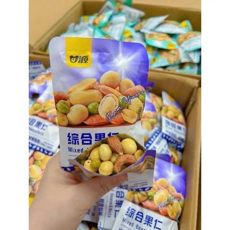 1kg Gói Hạt Mix Dinh Dưỡng GANYUAN gói, Mix Trái Cây Sấy Giòn, Hạt Ngũ Cốc Sấy Khô Tẩm Tẩm Vị Nội Địa, Ít Chất Béo Vị Trái Cây Tự Nhiên - Food có túi ngũ cốc ăn sáng ngũ cốc & yến mạch có không caffeine 7 6