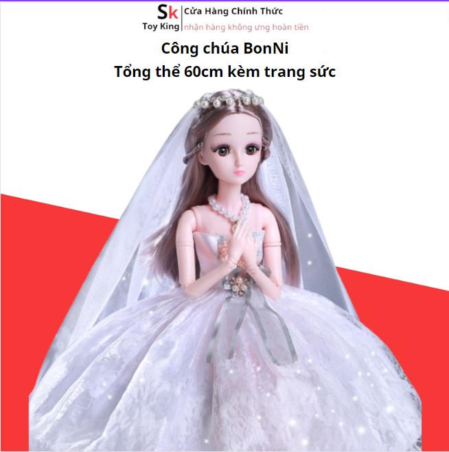 Búp bê barbie 60cm có nhạc khớp nối xoay 360 nằm chớp mắt bộ phụ kiện 30 món cho bé gái hoặc trai thỏa sức sáng tạo Toy Đồ Chơi Phát Nhạc