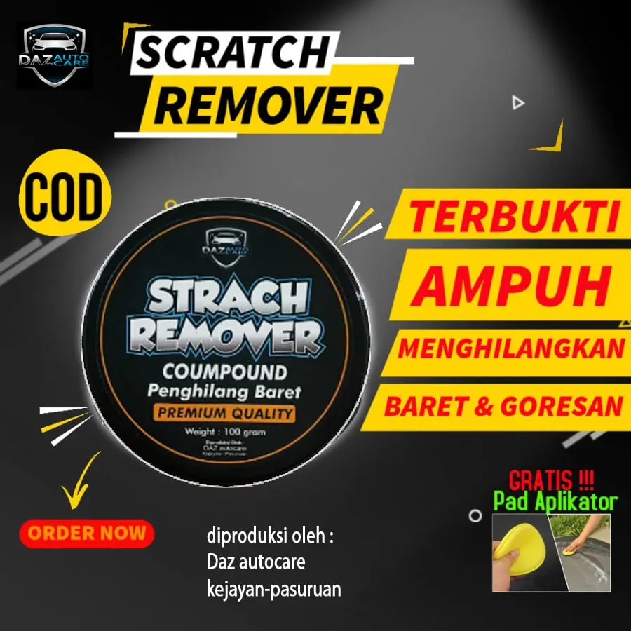 PENGHILANG BARET RINGAN BODY MOBIL | SCRATCH REMOVER LECET RINGAN MOBIL & HELM MOTOR - SCRATCH REMOVER Car Lap Paint
