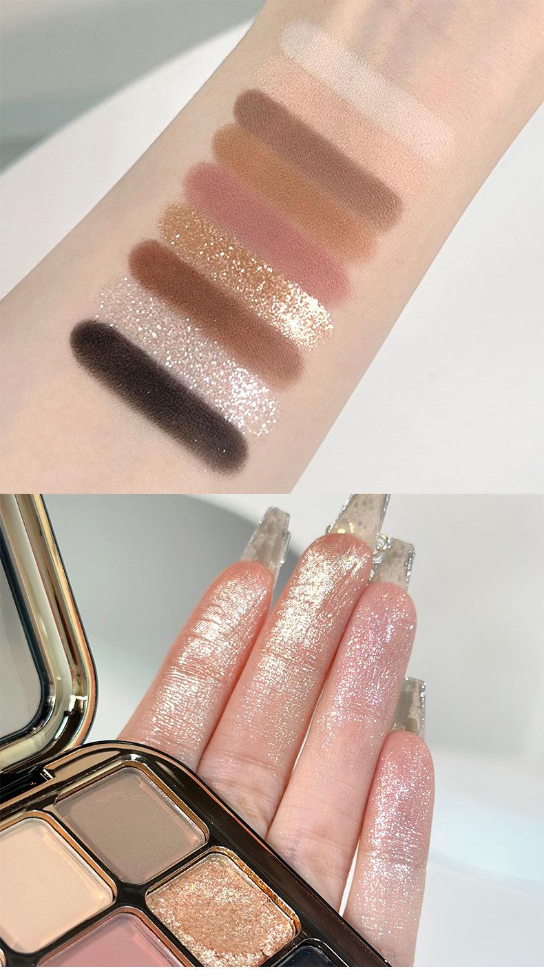 Product Introduction of Glamcolour GlamColour Magic Color 9-Shade Eyeshadow Palette - Matte & Shimmer Nude Browns, Waterproof, Long-Lasting, Multi-Purpose 8