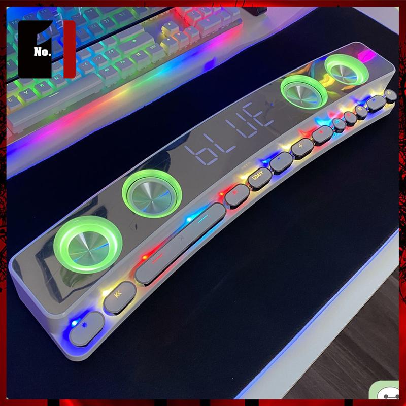 Loa Thanh Gaming Máy Tính Soundbar Bluetooth Soaiy SH39 Led Rgb Loa Vi Tính Để Bàn Nghe Nhạc Bass Lớn Âm Thanh Hay