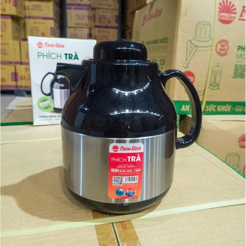 Phích Pha Trà 1 lít Cao Cấp Rạng Đông - RD 1055 Inox