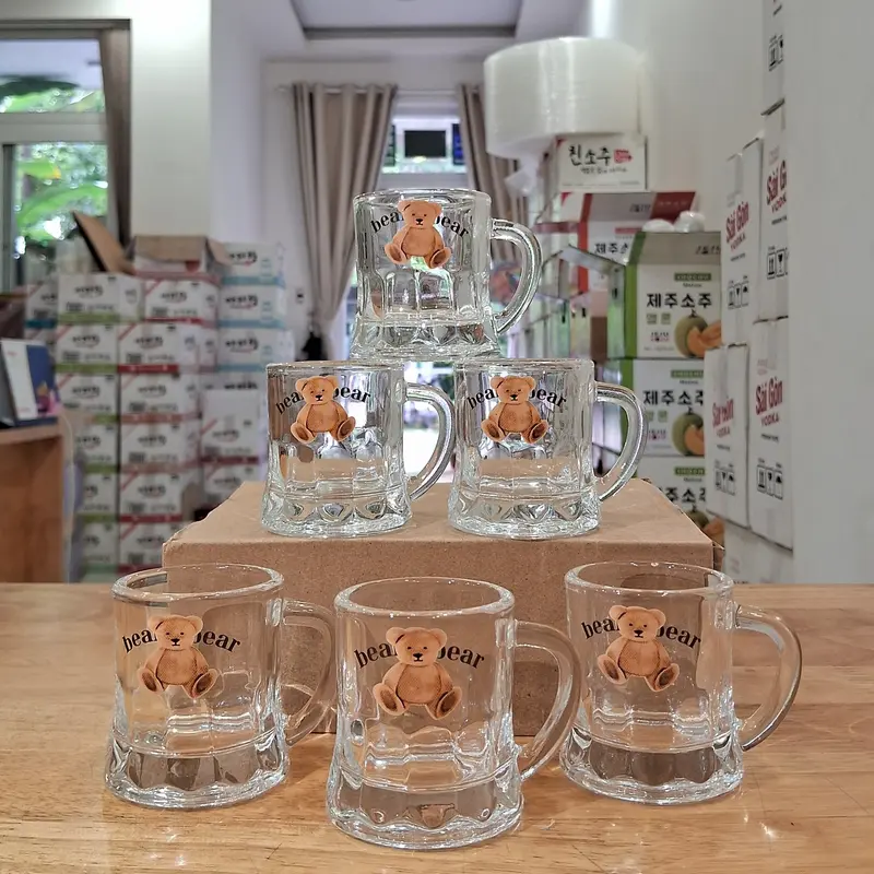 Ly Thủy Tinh Mini Dễ Thương - Dung Tích 50ml 5