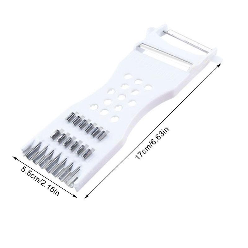 Máy Dụng Cụ Cắt Đa Năng, Chuyên Nghiệp, Máy Băm Julienne, Cho Rau Củ Và Trái Cây, 3 Máy Bóc Vỏ Chống Trượt, K5I3, Nhiều Màu Sắc 8