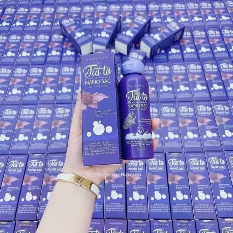 Combo 4  lọ  vệ sinh tía tô nano bạc 0
