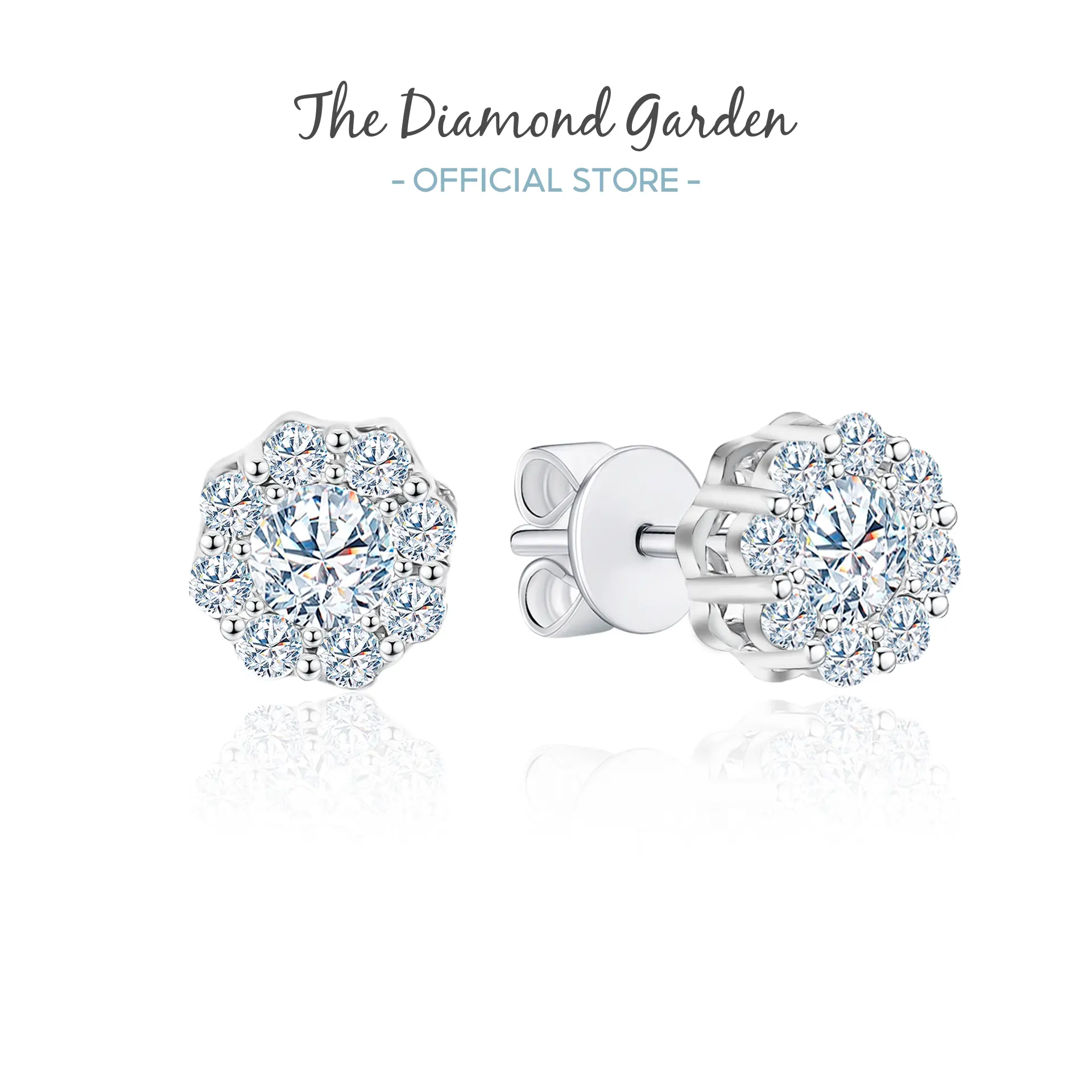 TDG 10K Lab Grown Diamond Stud Earring