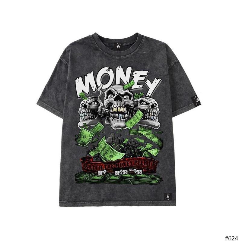 Áo Thun Oversize 3Money ODIN CLUB, Áo phông nam nữ unisex form rộng chất liệu vải wash acid