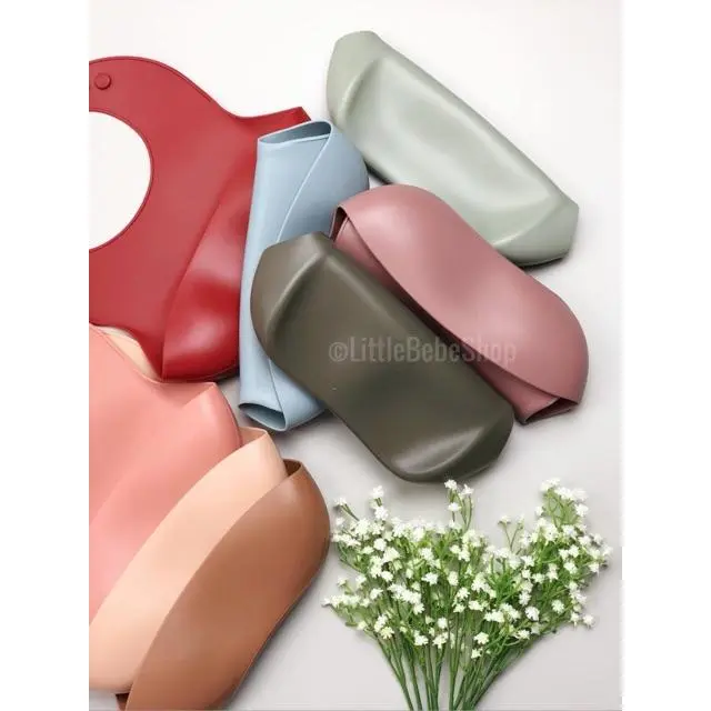 Littlebebeshop Baby Silicone Bibs | Celemek Bayi Bibs silikon 5