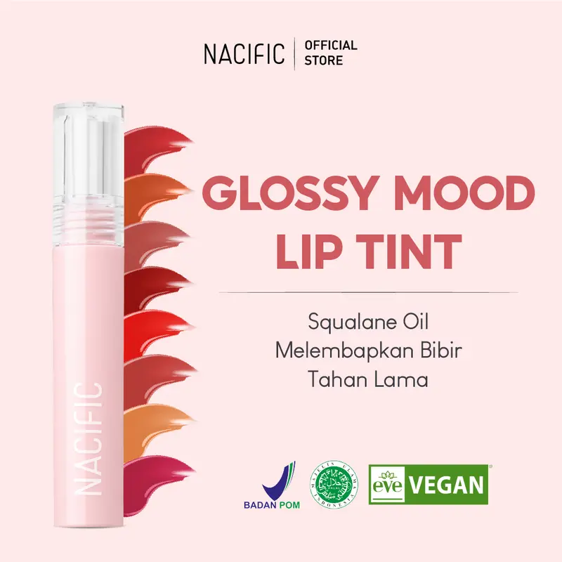 Nacific Glossy Mood Lip Tint 1