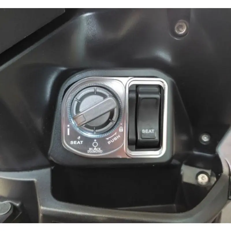Tutup cover kunci Honda PCX 150/ PCX-160 / ADV-150 Vario-150/ Vario-160 Black Diamond Full CNC Car 3