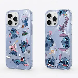Stitch Casing hp untuk SAMSUNG M40S M32 M23 5G M22 M13 4G M13 M12 M10 S M04 M02S M01S A56 A55 A53 A52 A51 A50 A36 A35 A34 A33 A32 A16 silikon phone case terbaru aesthetic softcase lucu estetik mewah premium shockproof transparan cover