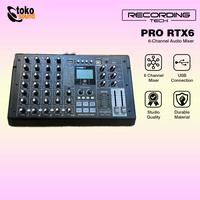 Gambar Recording Tech PRO RTX6 RT X6 USB Mixer with PAD Effect dari Tokosound Proaudio Kota Administrasi Jakarta Barat 2 Tokopedia