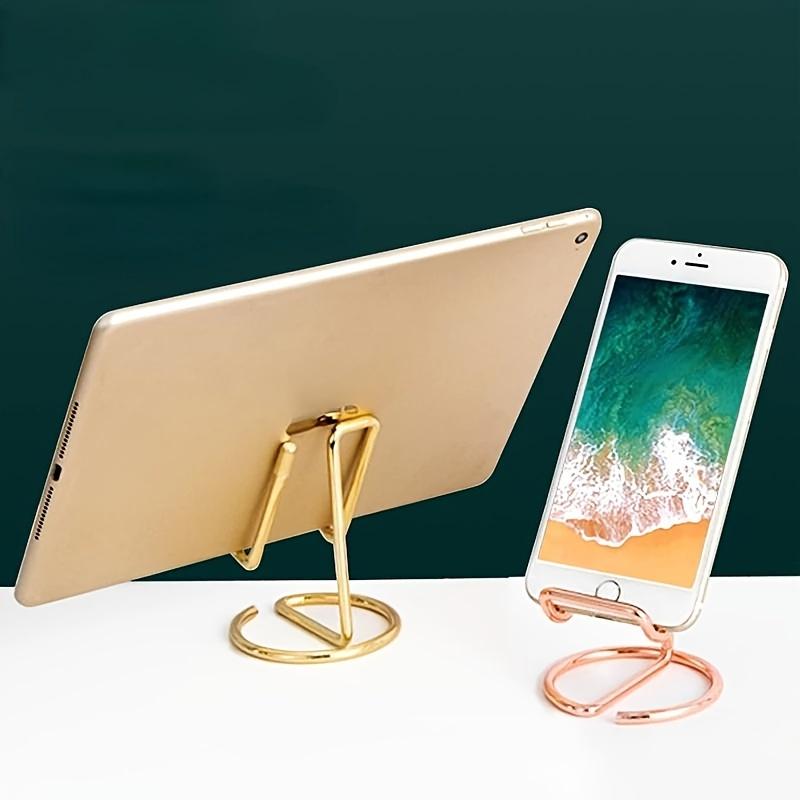 Product Introduction of Heavy Duty Iron Phone Holder - Desktop Lazy Holder, Supports Mobile Devices - Strong and Convenient Smartphone Holder 1