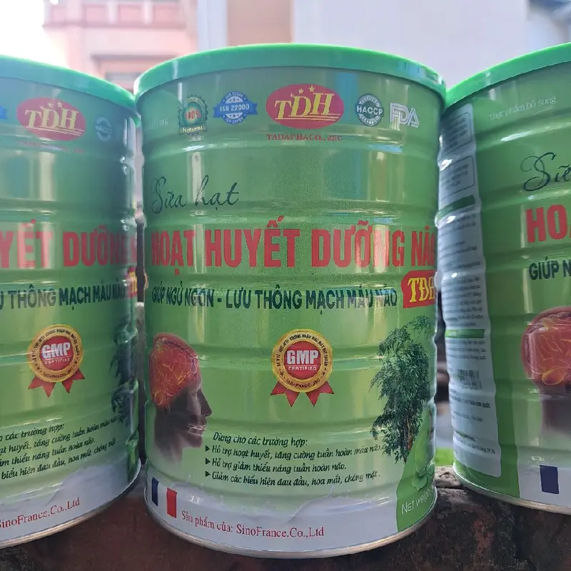 Sữa Hạt Hoạt Huyết Dưỡng Não hỗ trợ hoạt huyết , tăng cường tuần hoàn máu não giúp ngủ ngon hộp 900g 6