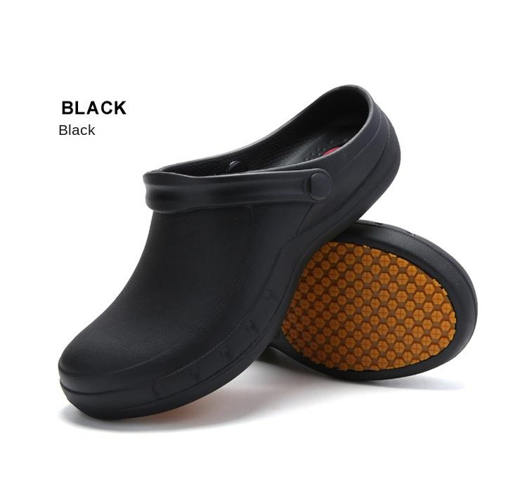 Product Introduction of Giày Đầu Bếp, Dành Cho Nam Và Nữ, Chất Liệu EVA, Dép Siêu Nhẹ, Thích Hợp Cho Bác Sĩ Và Y Tá, Giày Phẫu Thuật, Guốc Thông Gió Chống Trượt, Chống Thấm Nước Và Chống Dầu, Giày Đi Làm Đế Bằng Sandal 17