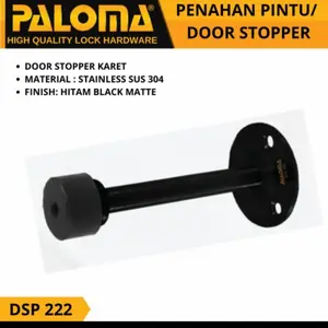 door stoper paloma dsp 222 matte black