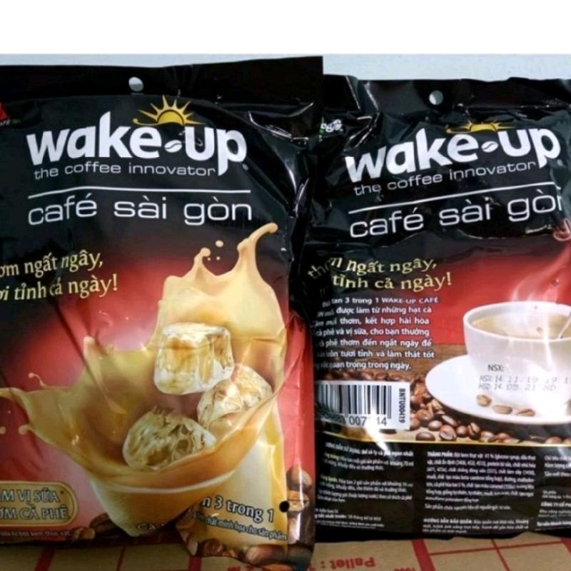 2 bịch Càphê Make-up _ Cafe Sài Gòn sữa đá hoà tan tổng 24 gói x 19g Coffee