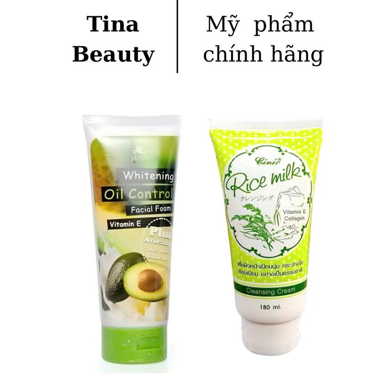 COMBO 2 Tuýp Sữa Rửa Mặt Bơ Aron Gạo Thái Lan 4
