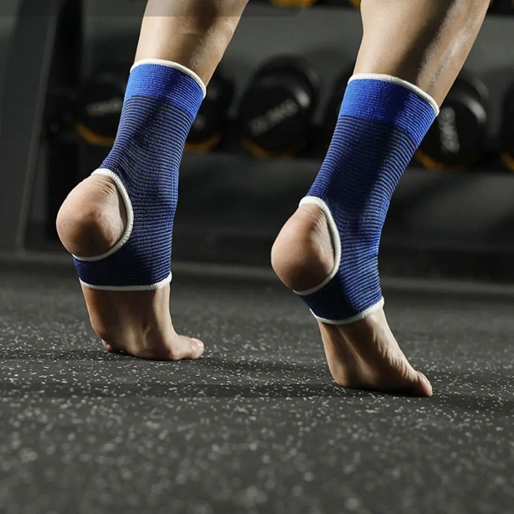 Hỗ trợ mắt cá chân nylon unisex, nẹp nén Xanh Biển khỏa thân, đen xám, băng bó chân, mới