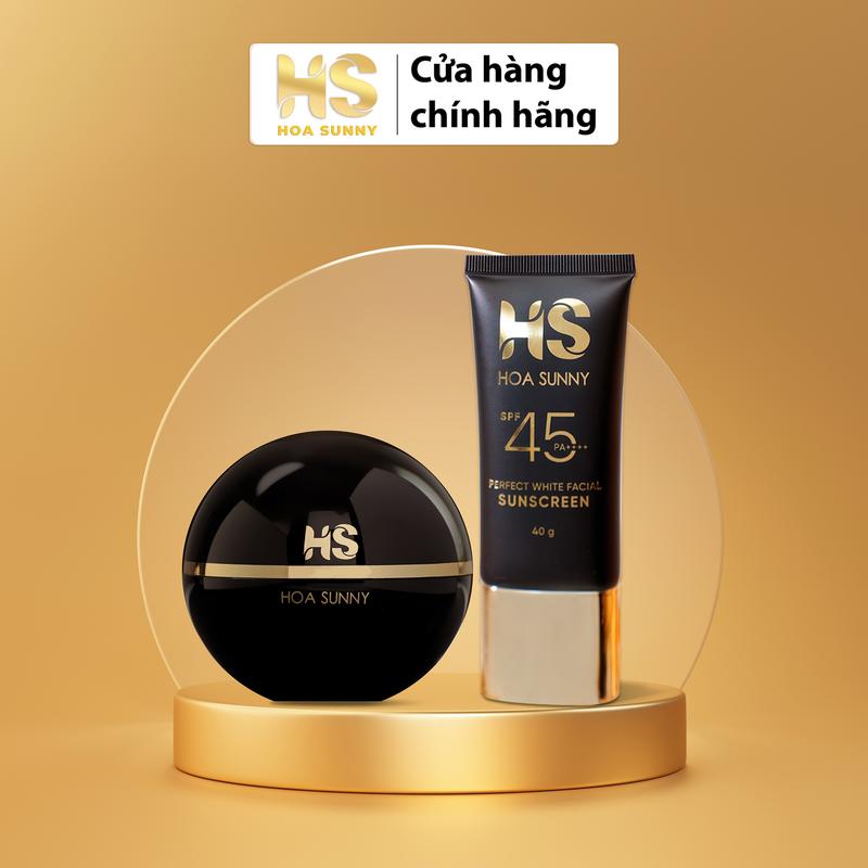 COMBO CƠ BẢN Gồm 1 Kem Dưỡng Mờ Thâm Nám và 1 Kem Chống Nắng Giúp Dưỡng Mờ Thâm Nám, Tàn Nhang, Làm Đều Màu Da và bảo vệ da HS- Melasma Cream- Làm Đẹp Da Nữ tăng Collagen và Skincare