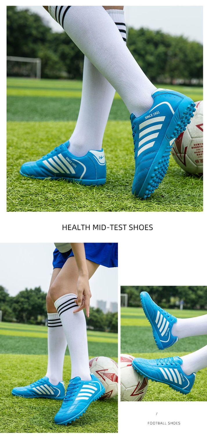 Product Introduction of Double Star Soccer Shoes Competition Special Adult Men Broken Spike Boys Primary School Girls Non-slip Training Professional Shoes Wear-resistant Slipper 27