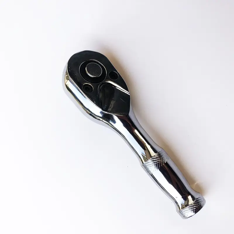 1/4 Inch Short Handle Quick Release Wrench, Portable 72-tooth Ratchet Wrench, Multipurpose Hand Tool for Home & Office 4