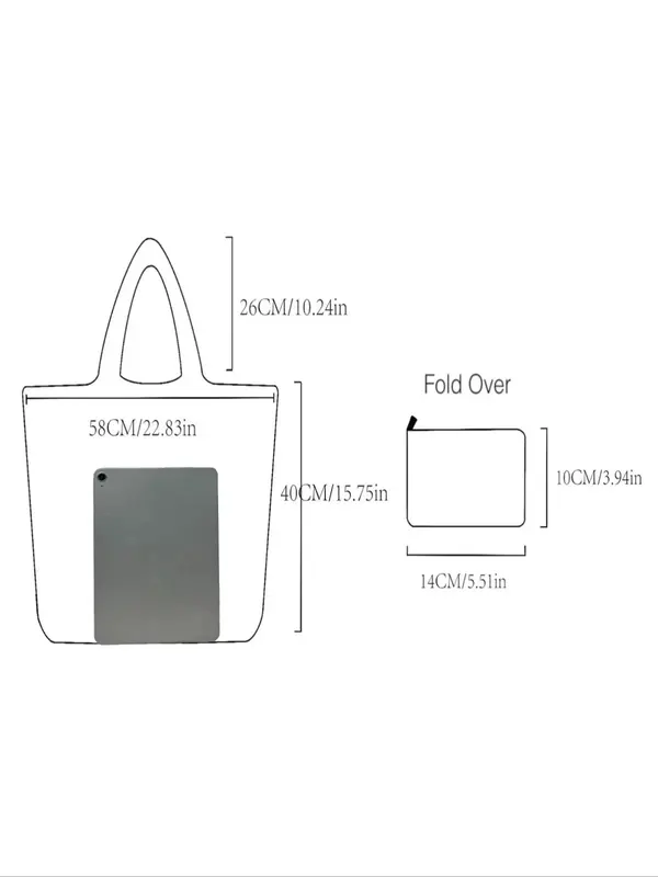 Trendy All Over Print Large Capacity Tote Bag,  Casual All-match Shopping Bag for Women & Men, Portable Outdoor Shopping Street Shopping Bag 3